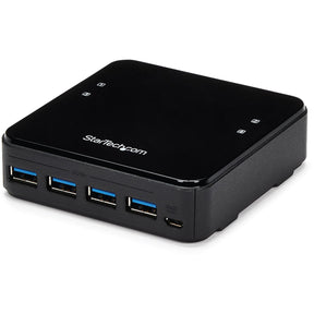 StarTech.com 4X4 USB 3.0 Peripheral Sharing Switch - USB Switch for Mac / Windows / Linux - 4 Port USB 3.0 Switch - USB A/B Switch — HBS304A24A