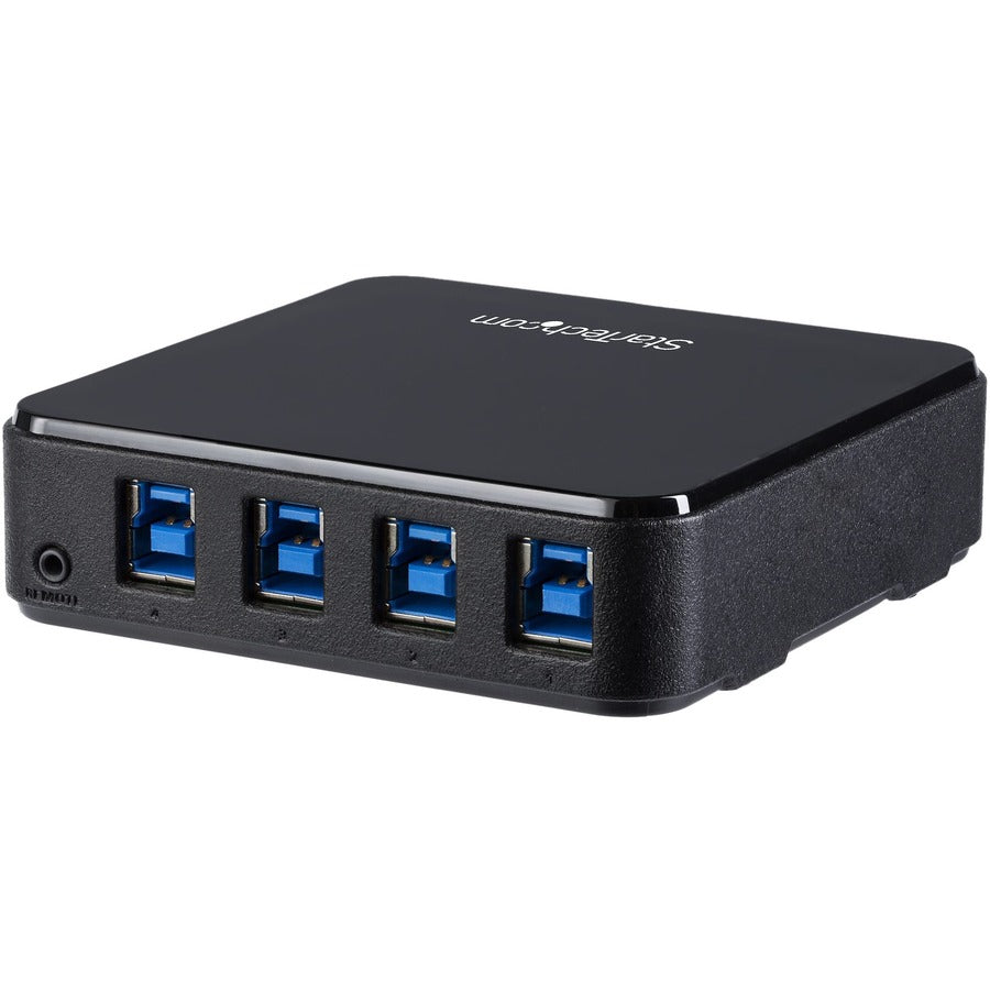 StarTech.com 4X4 USB 3.0 Peripheral Sharing Switch - USB Switch for Mac / Windows / Linux - 4 Port USB 3.0 Switch - USB A/B Switch — HBS304A24A