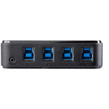 StarTech.com 4X4 USB 3.0 Peripheral Sharing Switch - USB Switch for Mac / Windows / Linux - 4 Port USB 3.0 Switch - USB A/B Switch — HBS304A24A