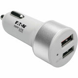 Eaton Tripp Lite Series Dual-Port USB Car Charger for Tablets and Cell Phones with Qualcomm Quick Charge 3.0 Technology — U280-C02-S-QC3