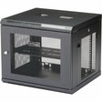 StarTech.com 4-Post 9U Wall Mount Network Cabinet, 19" Wall-Mounted Server Rack for Data / Computer Equipment, Small IT Rack Enclosure — RK920WALM