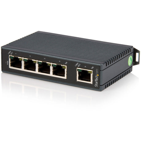 StarTech.com 5 Port Industrial Ethernet Switch - DIN Rail Mountable — IES5102