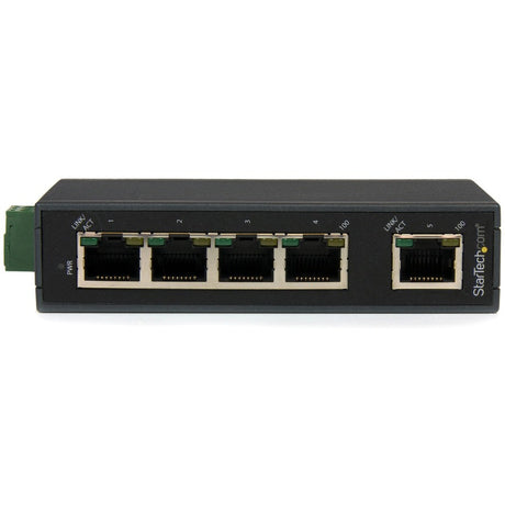 StarTech.com 5 Port Industrial Ethernet Switch - DIN Rail Mountable — IES5102