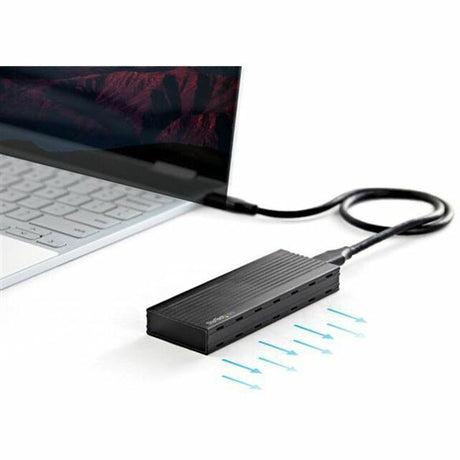 StarTech.com USB-C (10Gbps) to M.2 NVMe SSD Enclosure - Portable M.2 PCIe Aluminum Case - 1GB/s Read & Write - Mac & PC — M2E1BMU31C