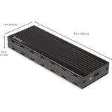 StarTech.com USB-C (10Gbps) to M.2 NVMe SSD Enclosure - Portable M.2 PCIe Aluminum Case - 1GB/s Read & Write - Mac & PC — M2E1BMU31C