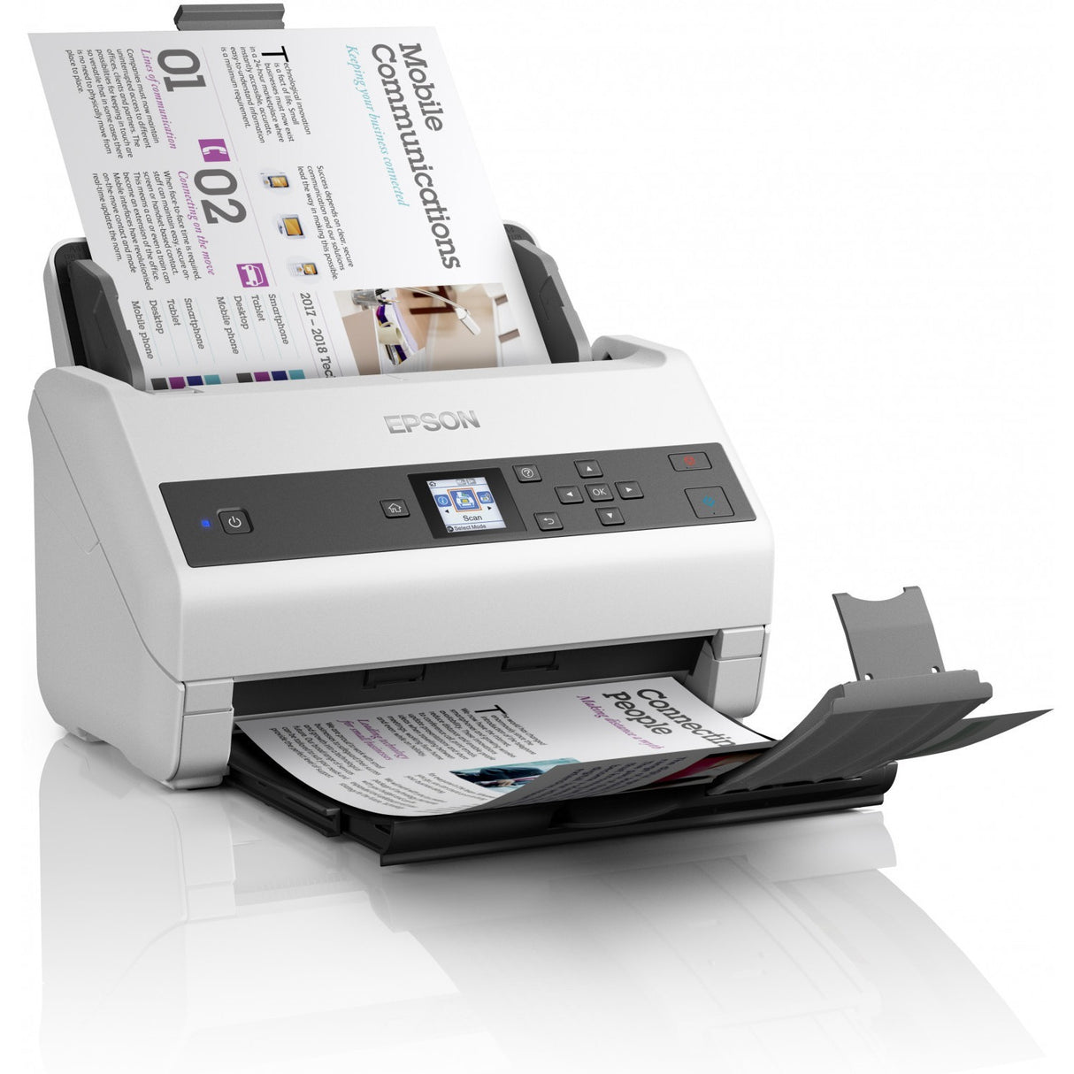 Epson WorkForce DS-870 Sheetfed Scanner - 600 dpi Optical — B11B250201