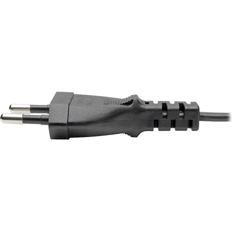 Eaton Tripp Lite Series European Computer Power Cord, C7 to Schuko, 2.5A, 250V, 18 AWG, 6 ft. (1.83 m), Black — P059-006