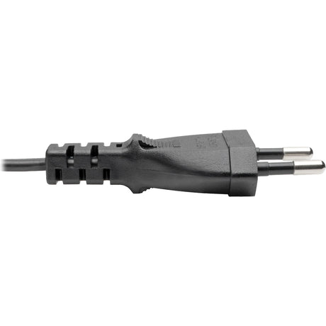 Eaton Tripp Lite Series European Computer Power Cord, C7 to Schuko, 2.5A, 250V, 18 AWG, 6 ft. (1.83 m), Black — P059-006