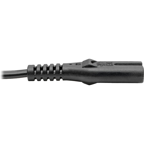 Eaton Tripp Lite Series European Computer Power Cord, C7 to Schuko, 2.5A, 250V, 18 AWG, 6 ft. (1.83 m), Black — P059-006