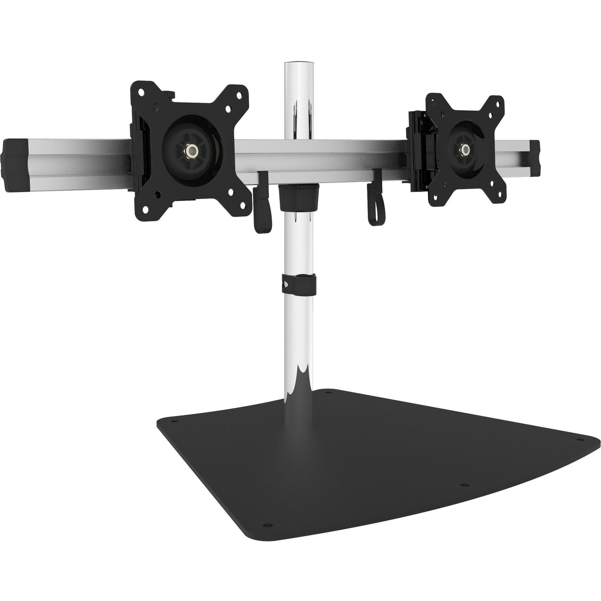 SIIG Easy-Adjust Dual Monitor Desk Stand - 13" to 27" — CE-MT2011-S1