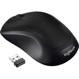 Logitech M310 Wireless Mouse, 2.4 GHz with USB Nano Receiver, 1000 DPI Optical Tracking, Ambidextrous, Black — 910-004277