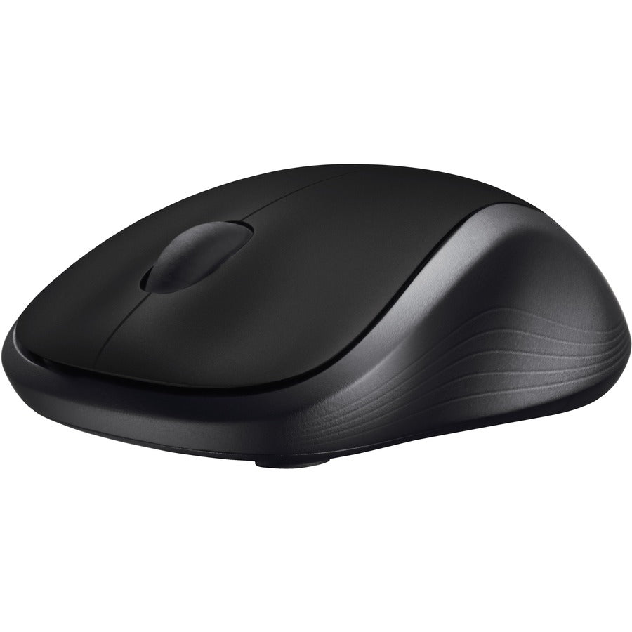 Logitech M310 Wireless Mouse, 2.4 GHz with USB Nano Receiver, 1000 DPI Optical Tracking, Ambidextrous, Black — 910-004277