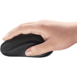 Logitech M310 Wireless Mouse, 2.4 GHz with USB Nano Receiver, 1000 DPI Optical Tracking, Ambidextrous, Black — 910-004277