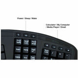 Adesso Tru-Form Ergonomic Touchpad Keyboard — AKB-450UB