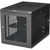 StarTech.com 4-Post 12U Wall Mount Network Cabinet, 19" Hinged Wall-Mounted Server Rack for IT Equipment, Flexible Lockable Rack Enclosure — RK1232WALHM