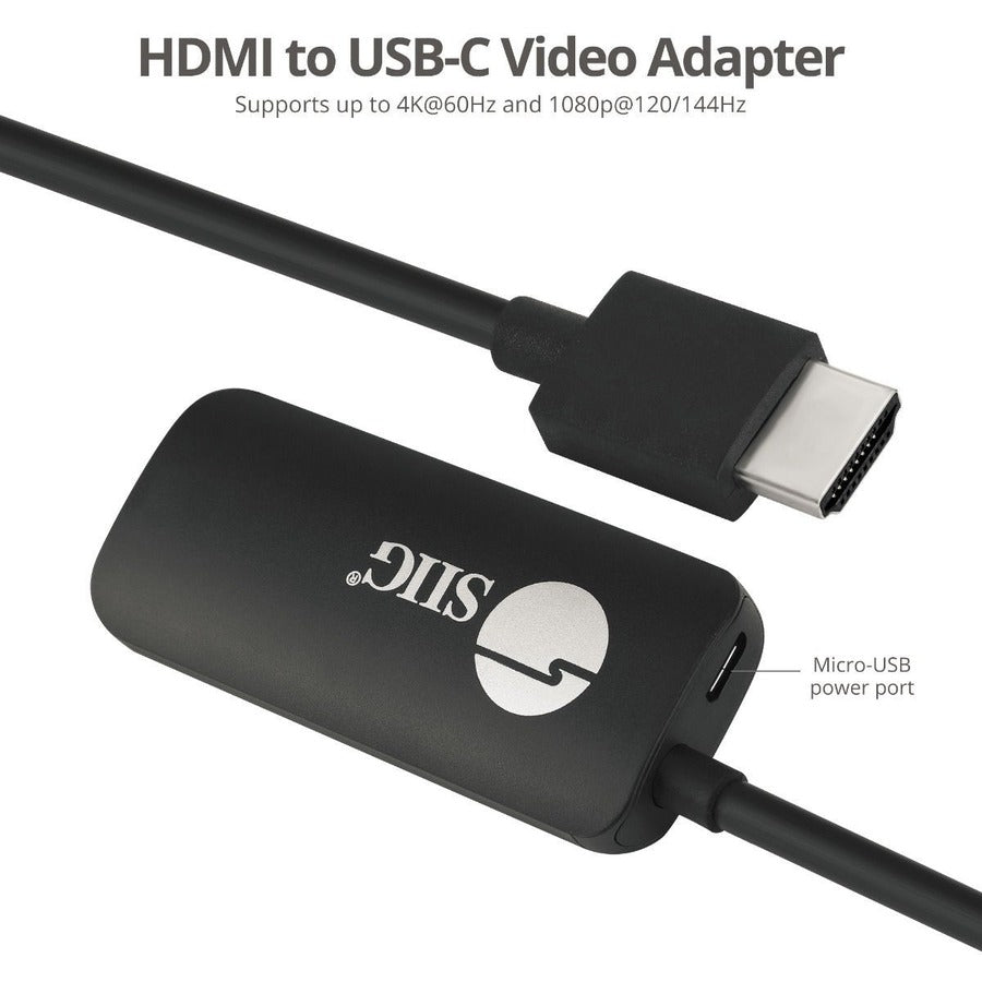 SIIG HDMI to USB-C Port 4K 60Hz Converter Adapter — CB-H21711-S1
