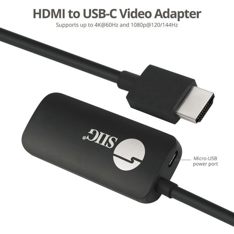 SIIG HDMI to USB-C Port 4K 60Hz Converter Adapter — CB-H21711-S1