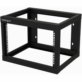 StarTech.com 2-Post 6U Heavy-Duty Wall-Mount Network Rack, 19" Open Frame Server Rack for Computer Equipment, Wall Mount Data Rack — RK619WALLO