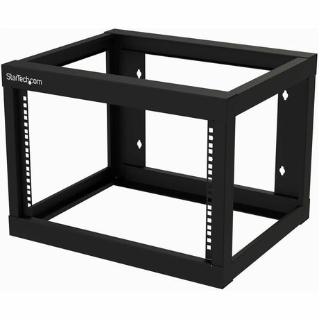 StarTech.com 2-Post 6U Heavy-Duty Wall-Mount Network Rack, 19" Open Frame Server Rack for Computer Equipment, Wall Mount Data Rack — RK619WALLO