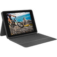 Logitech Rugged Folio Rugged Keyboard/Cover Case (Folio) Apple, Logitech iPad (7th Generation), iPad (8th Generation), iPad (9th Generation) Tablet - Graphite — 920-009312