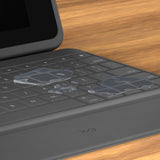 Logitech Rugged Folio Rugged Keyboard/Cover Case (Folio) Apple, Logitech iPad (7th Generation), iPad (8th Generation), iPad (9th Generation) Tablet - Graphite — 920-009312