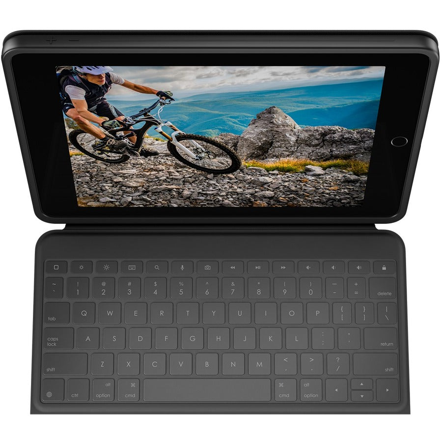 Logitech Rugged Folio Rugged Keyboard/Cover Case (Folio) Apple, Logitech iPad (7th Generation), iPad (8th Generation), iPad (9th Generation) Tablet - Graphite — 920-009312