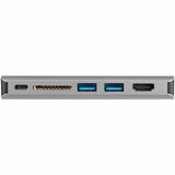 StarTech.com USB C Multiport Adapter - USB-C Mini Travel Dock w/ 4K HDMI or 1080p VGA - 100W PD Pass-Through, 3x USB, SD, GbE, Audio — DKT30CHVAUSP