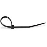 StarTech.com 4"(10cm) Cable Ties, 7/8"(22mm) Dia, 18lb(8kg) Tensile Strength, Nylon Self Locking Zip Ties, UL Listed, 100 Pack, Black — CBMZT4B