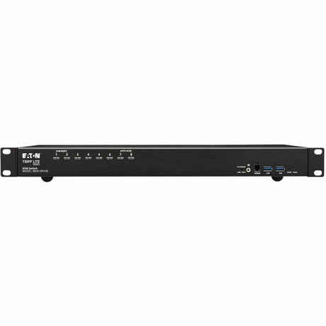 Eaton Tripp Lite Series 8-Port DisplayPort/USB KVM Switch with Audio/Video and USB Peripheral Sharing, 4K 60 Hz, 1U Rack-Mount, TAA — B024-DPU08