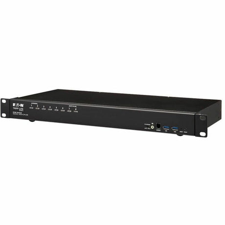 Eaton Tripp Lite Series 8-Port DisplayPort/USB KVM Switch with Audio/Video and USB Peripheral Sharing, 4K 60 Hz, 1U Rack-Mount, TAA — B024-DPU08