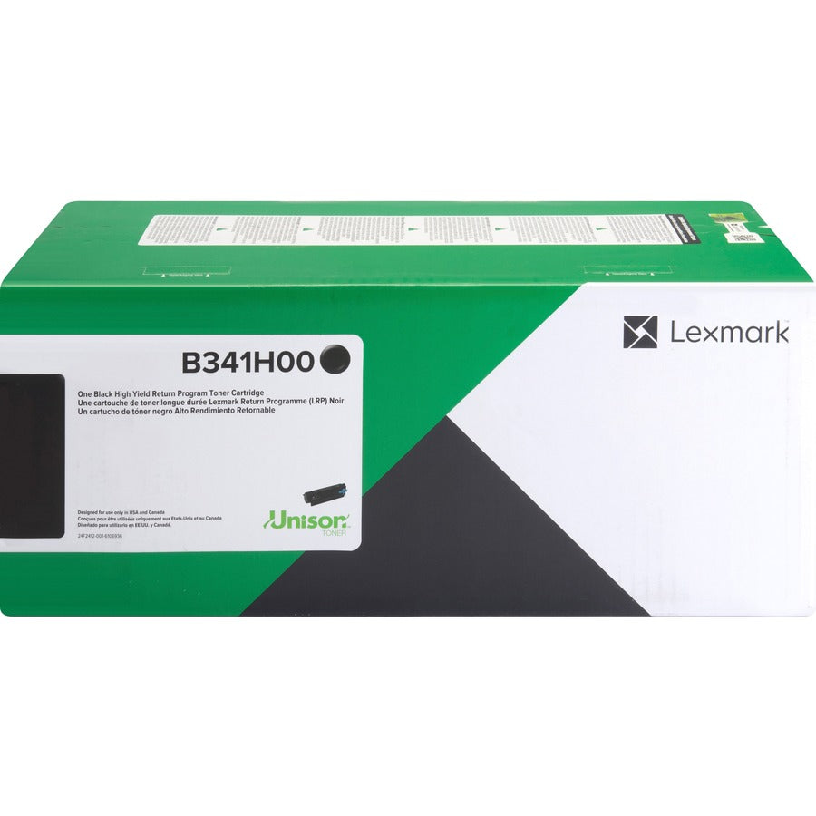 Lexmark Unison Original High Yield Laser Toner Cartridge - Black - 1 Each — B341H00