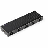 StarTech.com USB-C 10Gbps to M.2 NVMe or M.2 SATA SSD Enclosure, Portable M.2 PCIe/SATA SSD Aluminum Enclosure, USB-C & USB-A Host Cables — SM2E1BMU31C