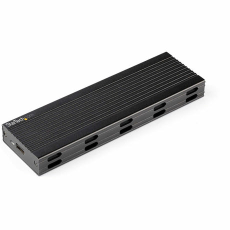StarTech.com USB-C 10Gbps to M.2 NVMe or M.2 SATA SSD Enclosure, Portable M.2 PCIe/SATA SSD Aluminum Enclosure, USB-C & USB-A Host Cables — SM2E1BMU31C