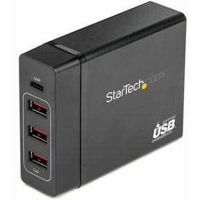 StarTech.com USB-C Charging Station, 72W, 1x USB-C + 3x USB-A, Portable Charger with PD, Laptop Replacement Charger, USB-C Power Adapter — DCH1C3A