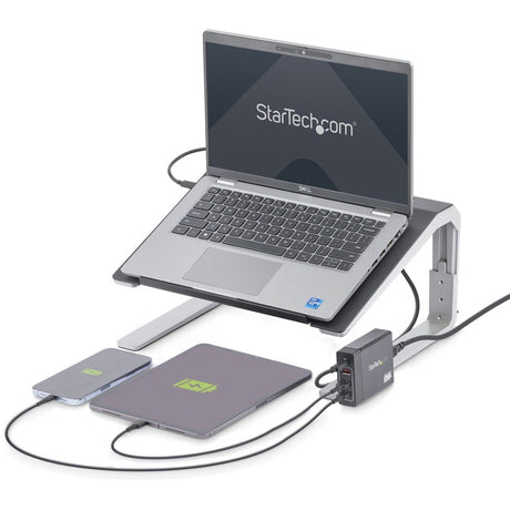 StarTech.com USB-C Charging Station, 72W, 1x USB-C + 3x USB-A, Portable Charger with PD, Laptop Replacement Charger, USB-C Power Adapter — DCH1C3A