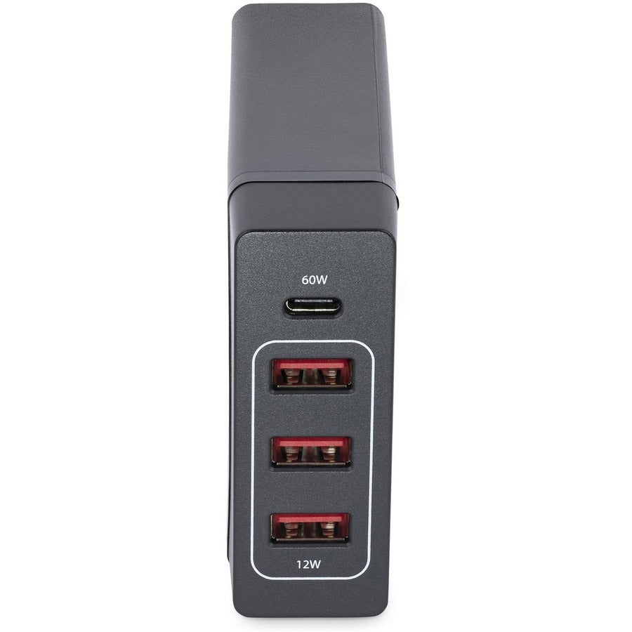StarTech.com USB-C Charging Station, 72W, 1x USB-C + 3x USB-A, Portable Charger with PD, Laptop Replacement Charger, USB-C Power Adapter — DCH1C3A
