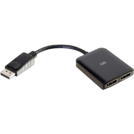 C2G 4K DisplayPort to Dual DisplayPort MST Hub - DisplayPort 1.2 to DisplayPort Splitter - M/F — 54291