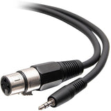 C2G 3ft 3-Pin XLR to TRS 1/8" 3.5mm AUX Audio Cable - M/F — C2G41469