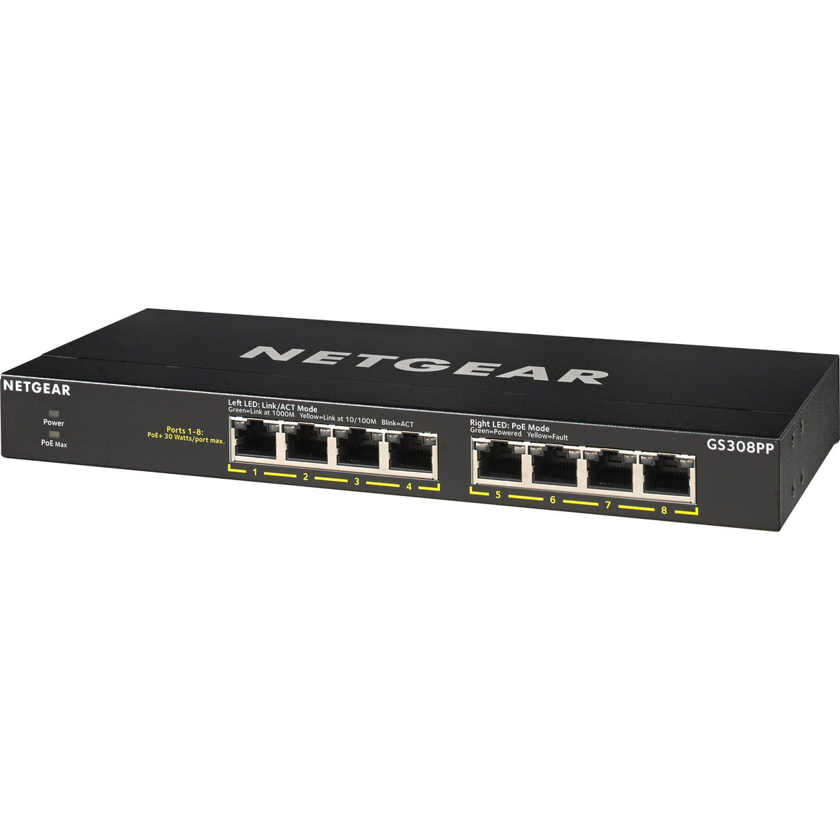 Netgear GS308PP Ethernet Switch — GS308PP-100NAS