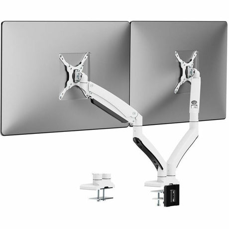 SIIG Dual Monitor Aluminum Heavy Duty Desk Mount with USB and Audio Ports — CE-MT3211-S1