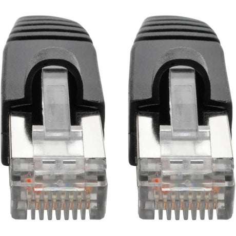 Eaton Tripp Lite Series Cat6a 10G Snagless Shielded STP Ethernet Cable (RJ45 M/M), PoE, Black, 2 ft. (0.61 m) — N262-002-BK