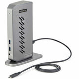 StarTech.com USB-C USB-A Dock - Hybrid Universal USB 3.0 Laptop Docking Station - Dual Monitor 4K 60Hz HDMI/DisplayPort - 6xUSB Type-A/GbE — DK30A2DHU