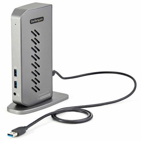 StarTech.com USB-C USB-A Dock - Hybrid Universal USB 3.0 Laptop Docking Station - Dual Monitor 4K 60Hz HDMI/DisplayPort - 6xUSB Type-A/GbE — DK30A2DHU