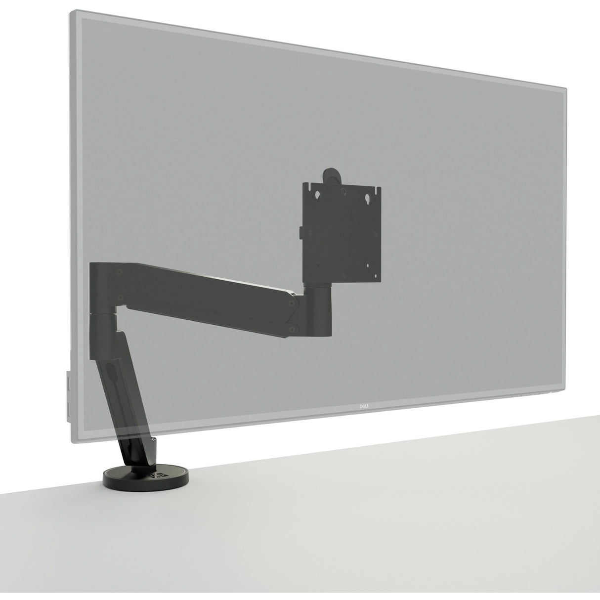 Chief Koncis Desk Mount Single Monitor Arm - For 10-32 inch Displays - Height Adjustable Black — DMA1B