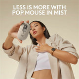 Logitech POP Mouse, Wireless Mouse with Customizable Emojis, SilentTouch Technology, Precision/Speed Scroll - Mist — 910-006625