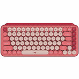 Logitech POP Keys Wireless Mechanical Keyboard With Emoji Keys - Heartbreaker Rose — 920-010709