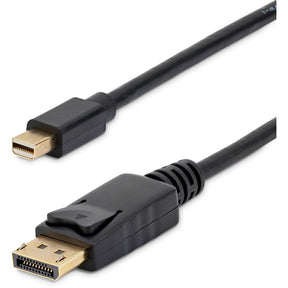 StarTech.com 6ft Mini DisplayPort to DisplayPort 1.2 Cable, 10 Pack, 4K x 2K mDP to DisplayPort Adapter Cable, Mini DP to DP Cord — MDP2DPMM610PK