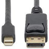 StarTech.com 6ft Mini DisplayPort to DisplayPort 1.2 Cable, 10 Pack, 4K x 2K mDP to DisplayPort Adapter Cable, Mini DP to DP Cord — MDP2DPMM610PK