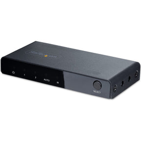 StarTech.com 2-Port 8K HDMI Switch, HDMI 2.1 Switcher 4K 120Hz/8K 60Hz UHD, HDR10+, HDMI Switch 2 In 1 Out, Auto/Manual Source Switching — 2PORT-HDMI-SWITCH-8K
