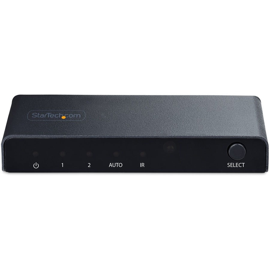 StarTech.com 2-Port 8K HDMI Switch, HDMI 2.1 Switcher 4K 120Hz/8K 60Hz UHD, HDR10+, HDMI Switch 2 In 1 Out, Auto/Manual Source Switching — 2PORT-HDMI-SWITCH-8K